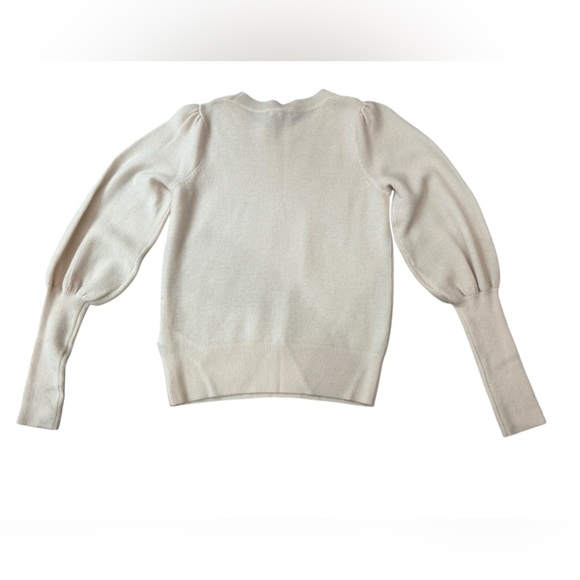 JOIE Noely Wool Cashmere Women’s Crew Neck Ivory Sweater Size XS - Picture 4 of 9